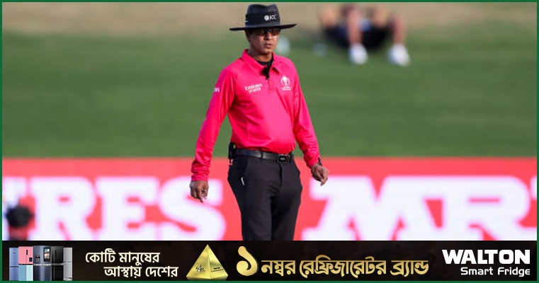 চ্যাম্পিয়ন্স ট্রফিতেও থাকছেন বাংলাদেশি আম্পায়ার সৈকত